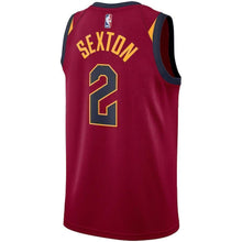 Load image into Gallery viewer, 2-Cleveland Cavaliers Collin Sexton Men&#39;s Swingman Jersey - Wine