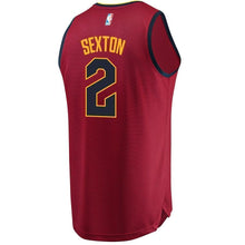 Load image into Gallery viewer, 2-Collin Sexton Cleveland Cavaliers Fanatics  NBA Draft First Round Pick Fast Jersey Wine – Icon Edition