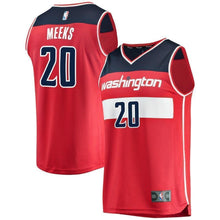 Load image into Gallery viewer, 20-Jodie Meeks Washington Wizards  Team Color Player Jersey Red - Icon Edition