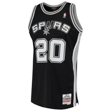 Load image into Gallery viewer, 20-Manu Ginobili San Antonio Spurs  2002-03 Hardwood Classics Swingman Jersey – Black