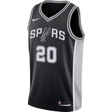 Load image into Gallery viewer, 20-Manu Ginobili San Antonio Spurs Swingman Jersey Black - Icon Edition