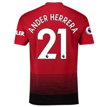 Load image into Gallery viewer, 21-Ander Herrera Manchester United 2018-19 Home Player Jersey – Red