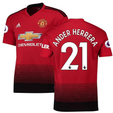 Load image into Gallery viewer, 21-Ander Herrera Manchester United 2018-19 Home Player Jersey – Red