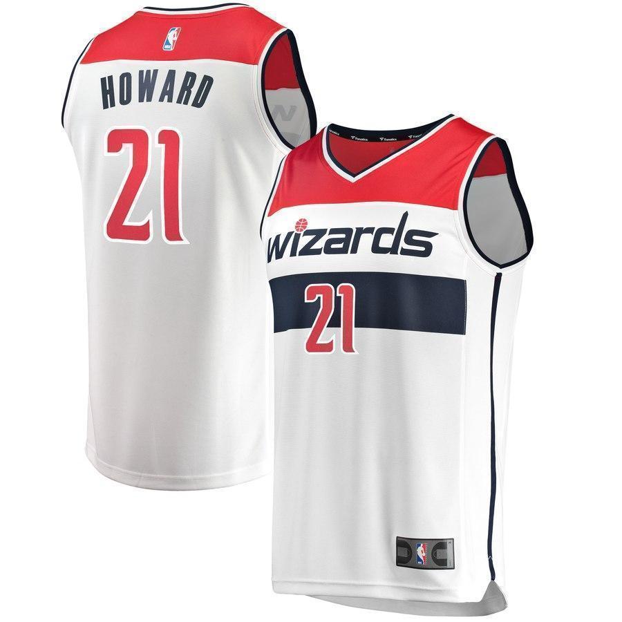 21-Dwight Howard Washington Wizards  Jersey - Association Edition – White