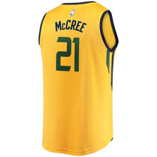 Load image into Gallery viewer, 21-Erik McCree Utah Jazz  Player Jersey Gold - Statement Edition