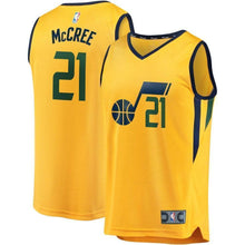 Load image into Gallery viewer, 21-Erik McCree Utah Jazz  Player Jersey Gold - Statement Edition