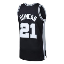 Load image into Gallery viewer, 21-Tim Duncan San Antonio Spurs  1998-99 Hardwood Classics Swingman Jersey - Black