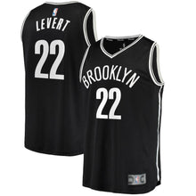 Load image into Gallery viewer, 22-Caris LeVert Brooklyn Nets Jersey - Icon Edition - Black