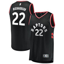 Load image into Gallery viewer, 22-Malachi Richardson Toronto Raptors Jersey Black - Statement Edition