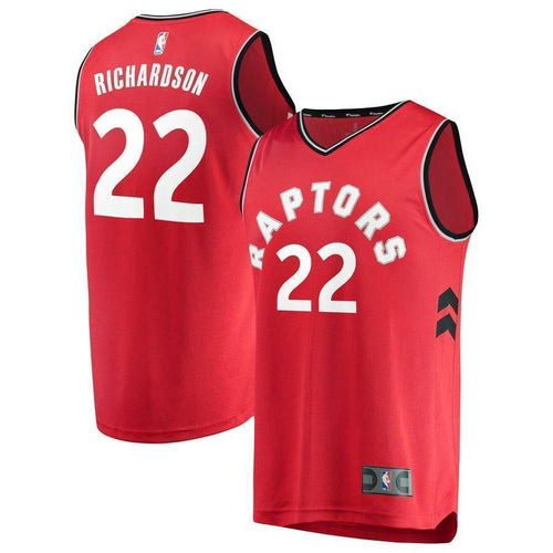 22-Malachi Richardson Toronto Raptors  Jersey Red - Icon Edition