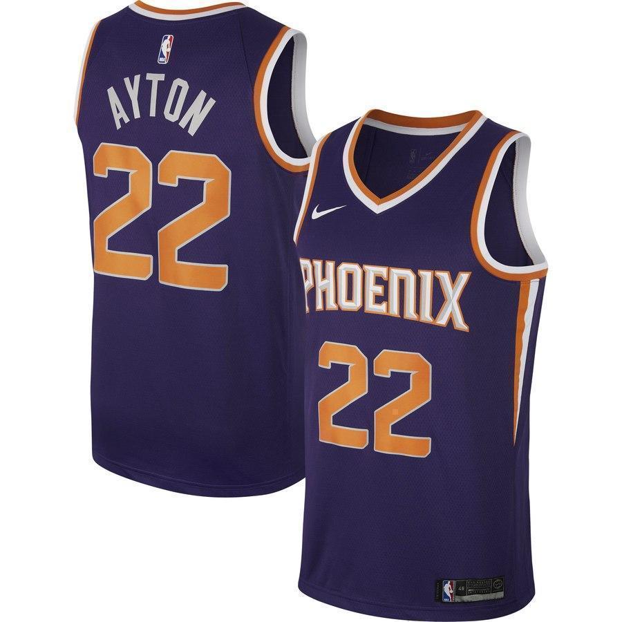 22-Phoenix Suns DeAndre Ayton Men's Swingman Jersey - Purple
