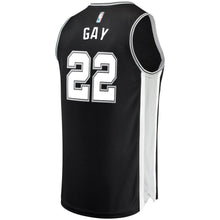 Load image into Gallery viewer, 22-Rudy Gay San Antonio Spurs  Jersey Black - Icon Edition