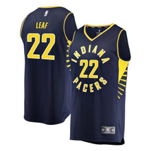 Load image into Gallery viewer, 22-T.J. Leaf Indiana Pacers  Jersey - Icon Edition – Navy