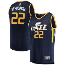 Load image into Gallery viewer, 22-Thabo Sefolosha Utah Jazz  Player Jersey - Icon Edition – Navy