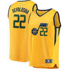 Load image into Gallery viewer, 22-Thabo Sefolosha Utah Jazz  Player Jersey Gold - Statement Edition