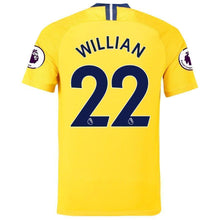 Load image into Gallery viewer, 22-Willian Borges da Silva Chelsea 2018-19 Away Stadium Player Jersey – Yellow