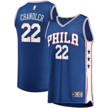Load image into Gallery viewer, 22-Wilson Chandler Philadelphia 76ers  Jersey - Icon Edition - Royal