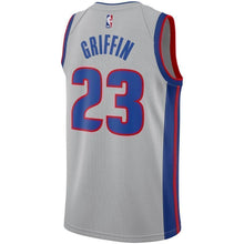 Load image into Gallery viewer, 23-Blake Griffin Detroit Pistons  Swingman Jersey - Statement Edition – Silver
