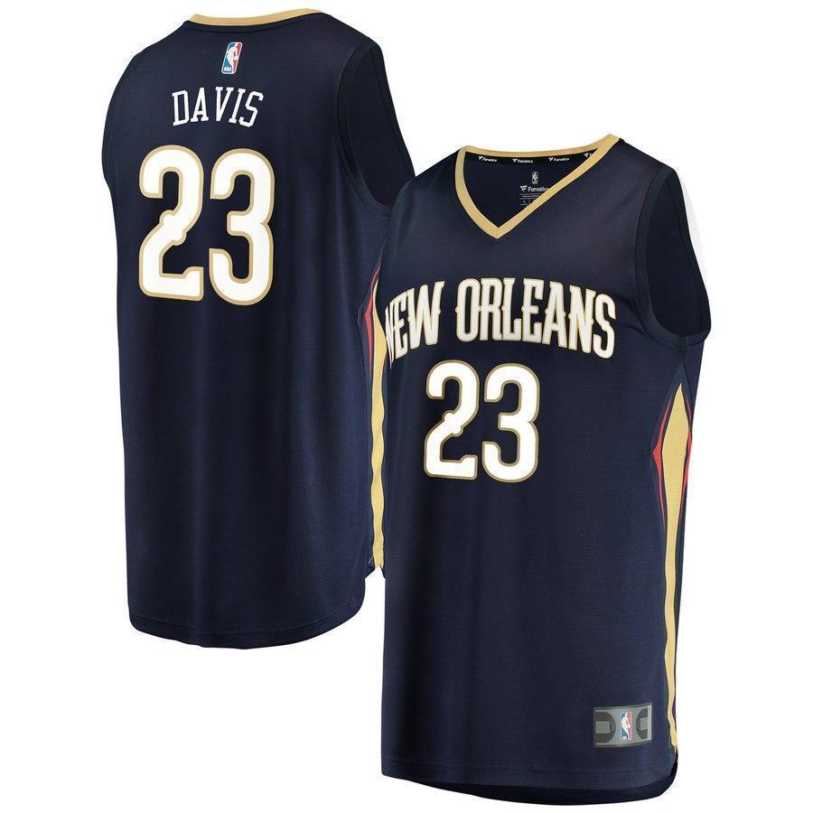 23-Anthony Davis New Orleans Pelicans  Jersey Navy - Icon Edition