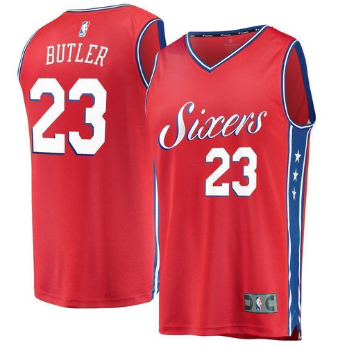 23-Jimmy Butler Philadelphia 76ers Jersey Red – Statement Edition