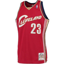 Load image into Gallery viewer, 23-LeBron James Cleveland Cavaliers Hardwood Classics Rookie Jersey - Burgundy