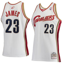 Load image into Gallery viewer, 23-LeBron James Cleveland Cavaliers Hardwood Classics Rookie Jersey - White