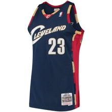 Load image into Gallery viewer, 23-LeBron James Cleveland Cavaliers  Hardwood Classics Jersey - Navy