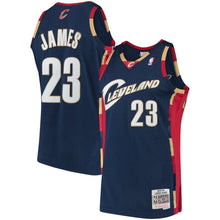 Load image into Gallery viewer, 23-LeBron James Cleveland Cavaliers  Hardwood Classics Jersey - Navy