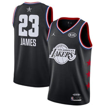 Load image into Gallery viewer, 23-LeBron James Los Angeles Lakers Jordan Brand 2019 NBA All-Star Game Finished Swingman Jersey – Black