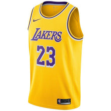 Load image into Gallery viewer, 23-LeBron James Los Angeles Lakers Swingman Jersey Gold - Icon Edition