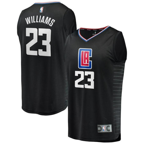 23-Lou Williams LA Clippers  Jersey Black - Statement Edition