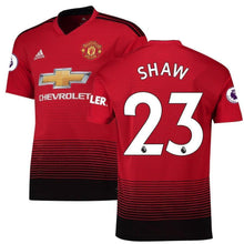 Load image into Gallery viewer, 23-Luke Shaw Manchester United 2018-19 Home Player Jersey – Red