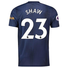 Load image into Gallery viewer, 23-Luke Shaw Manchester United 2018-19 Third Player Jersey – Navy