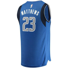 Load image into Gallery viewer, 23-Wesley Matthews Dallas Mavericks  Jersey Royal - Icon Edition