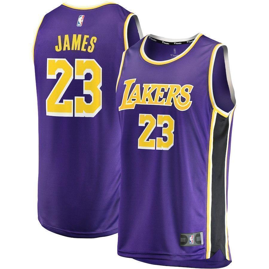 23-LeBron James Los Angeles Lakers  Jersey Purple – Statement Edition