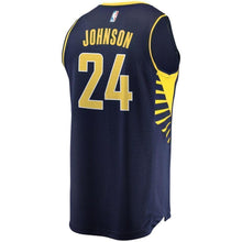 Load image into Gallery viewer, 24-Alize Johnson Indiana Pacers Jersey - Icon Edition - Navy