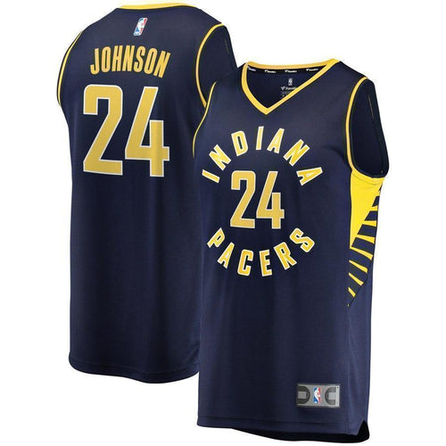 24-Alize Johnson Indiana Pacers Jersey - Icon Edition - Navy