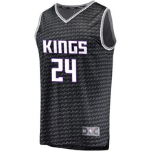 Load image into Gallery viewer, 24-Buddy Hield Sacramento Kings Jersey Black - Statement Edition
