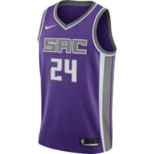 Load image into Gallery viewer, 24-Buddy Hield Sacramento Kings Swingman Jersey Purple - Icon Edition