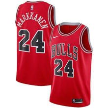 Load image into Gallery viewer, 24-Lauri Markkanen Chicago Bulls  Swingman Jersey - Icon Edition – Red