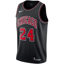 Load image into Gallery viewer, 24-Lauri Markkanen Chicago Bulls Swingman Jersey - Statement Edition – Black