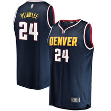 Load image into Gallery viewer, 24-Mason Plumlee Denver Nuggets Jersey - Icon Edition - Blue