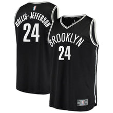 Load image into Gallery viewer, 24-Rondae Hollis-Jefferson Brooklyn Nets  Jersey - Icon Edition - Black