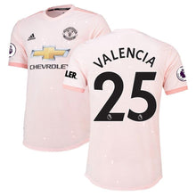 Load image into Gallery viewer, 25-Antonio Valencia Manchester United 2018-19 Away Player Jersey – Coral