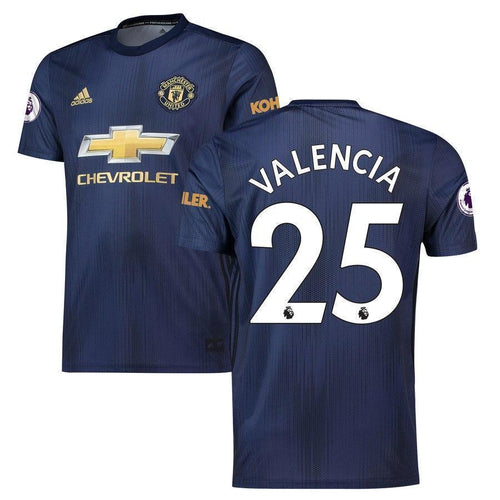 25-Antonio Valencia Manchester United 2018-19 Third Player Jersey – Navy