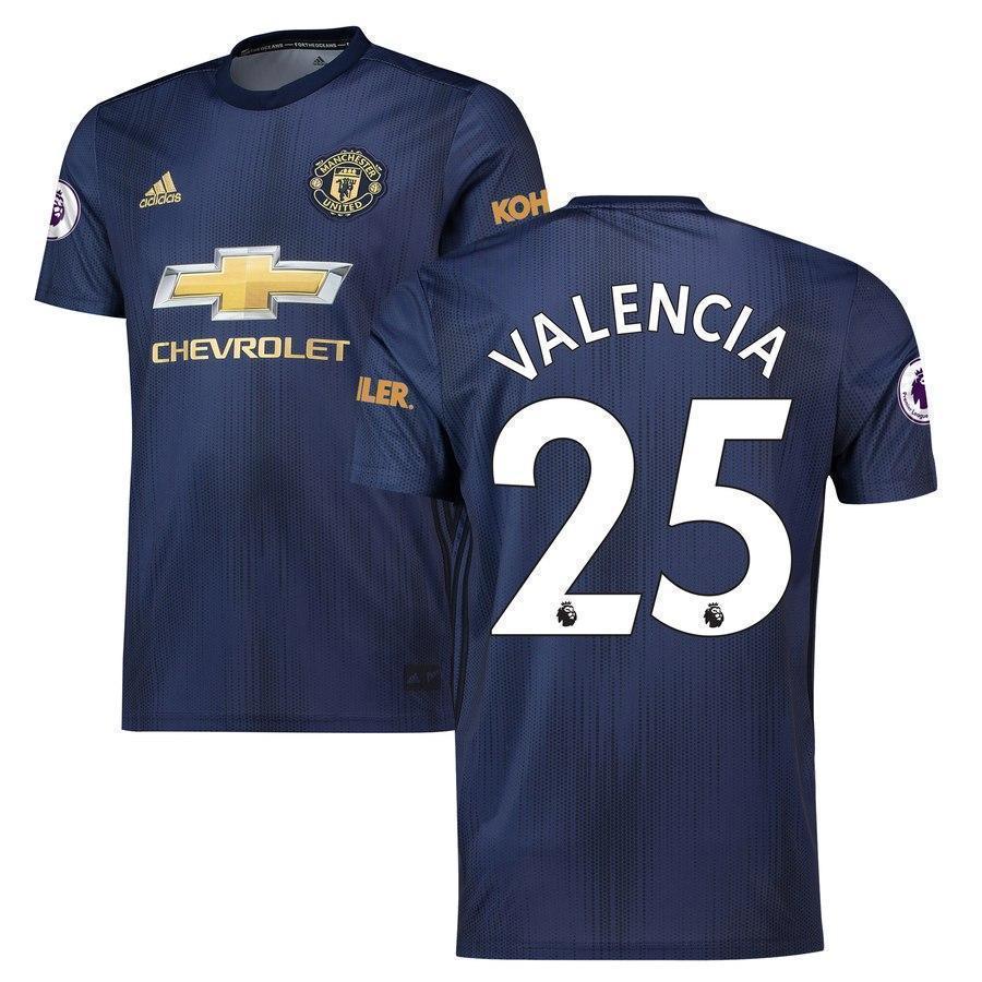 25-Antonio Valencia Manchester United 2018-19 Third Player Jersey – Navy