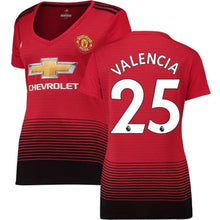 Load image into Gallery viewer, 25-Antonio Valencia Manchester United Women&#39;s 18-19 Home Jersey – Red