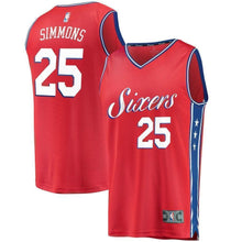 Load image into Gallery viewer, 25-Ben Simmons Philadelphia 76ers Jersey Red - Statement Edition