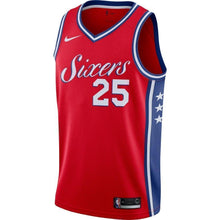 Load image into Gallery viewer, 25-Ben Simmons Philadelphia 76ers Swingman Jersey - Statement Edition – Red