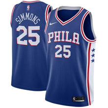 Load image into Gallery viewer, 25-Ben Simmons Philadelphia 76ers Swingman Jersey Blue - Icon Edition